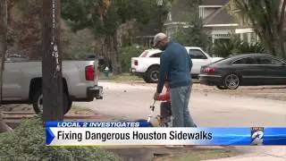 Houston's bad sidewalks
