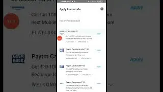 Paytm New Recharge promocode Cashback Flat ₹15 for All users