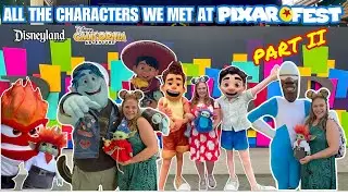 All The Characters We Met At Pixar Fest 2024! | Part 2