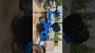 HYDRAULIC FOLDING DISC HARROW - BORON STEEL DISCS