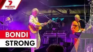 Crowded House brings Bondi Beach back to life | 7NEWS