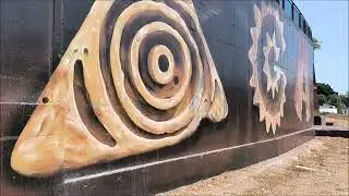 Agaldar Mural Graffiti Historia de Gáldar Gran Canaria