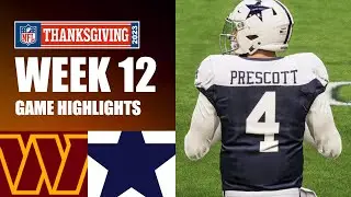 Commanders vs. Cowboys Week 12 | Madden 24 Simulation Highlights 🦃
