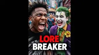 HE BARKED AT THE JOKER IN A THEME PARK