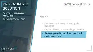 Pre Packaged Solution for CapEx Planning & Analytics