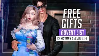 Second Life FREE GIFTS ADVENT LIST  2022 &hearts; FREE HUNT Christmas Edition : clothes, dances