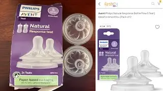Philips avent nipples | Natural Response bottle flow 5 teat #philipsavent #bottlefeeding