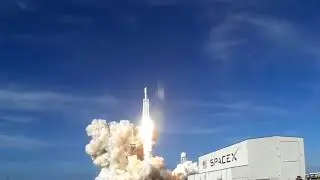 SpaceX Falcon Heavy Launch  Feb 6,2018     (Crawlerway)