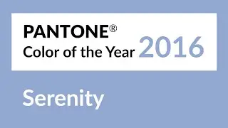 Pantone Color of the Year 2016: Serenity 15-3919 (1 hour, Background, No sound, Full HD)