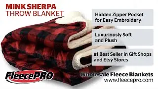 FleecePRO - Mink Sherpa Throw Blanket