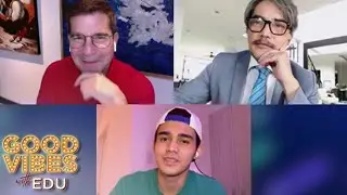 Jojo Alejar and Inigo Pascual play a game of acronyms on Good Vibes with Edu