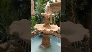 ORDER BIG STONE FOUNTAIN FOR GARDEN FROM STONEMART&trade; | STONE WATER FOUNTAIN | BIG OUTDOOR FOUNTAIN