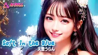 Soft in the Blue【Uran Amagumo】（天雲うらん：AI-DOLL）【AI-DOLL Official Lyric Video】#アイドル #jpop #suno #music