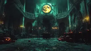 Halloween, rain sound, owl sound , burning sound , Footsteps ASMR(빗소리,부엉이소리,구두소리, 수면음악/music)