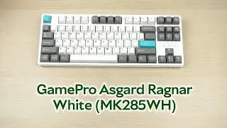 Розпаковка GamePro Asgard Ragnar Keychron Super Red Switch Wireless/Bluetooth/USB White (MK285WH)