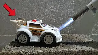 EXPERIMENT : GAS TORCH VS TOY CAR