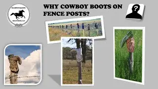 Cowboy Boots On Fence Posts