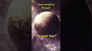 How small is Pluto ? #plutofacts #dwarfplanet #spaceexploration #solarsystemfacts #spacescience