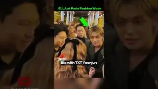 ELLA interaction at PFW #meovv #shorts #kpop