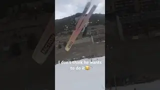 How do people do this? #viral #skiing #shortsfeed #amazing #goviral #snowboarding