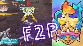 Playthrough - F2P Teams 6v1 Moltres | Event Missions | Legendary Arena | Pokemon Masters EX