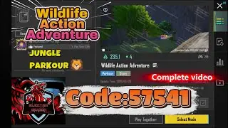 Wildlife Action Adventure 🦁🔥 | BGMI WOW Jungle Parkour | Code 57541 | Survival Challenge 😱