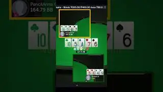 PencilArms in a river bluff-catching situation vs. Giselle54 #pokerhighlights #pokerstrategy #plo