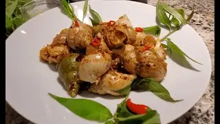 Butter Garlic Chili Whelks Canada Sea Snails (Oc Huong Canada)
