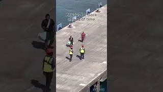 Cruise ship leaves Pier Runners behind! 🏃🏻🏃🏼&zwj;♀️💨