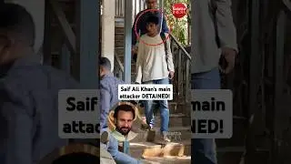 #saifalikhan stabbing: Main accused detained by #MumbaiPolice a day after the attack
