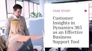 Customer Insights in Dynamics 365 as an Effective Business Support Tool