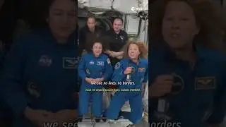 The moment Sophie and Crew-12 arrive at the ISS 👩&zwj;🚀✨