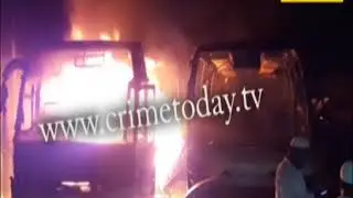 FIRE INCIDENT IN AKBAR AND OMER TRAVELS