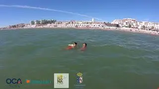 Simulacro de SALVAMENTO Y SOCORRISMO Playa de Matalascañas (2020) [Parte 2: RESCATE a nado]