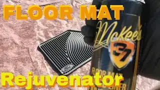 The NEW Floor Mat Look Without Greasy, Slippery Dressing!! McKee's Floor Mat Rejuvenator!!