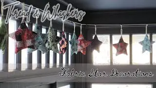 Thread & Whiskers - Fabric Star Decorations - Holiday Stash-Busting Craft