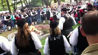Scotland The Brave Group Piping 2010 Olcott Celtic Festival.MOV