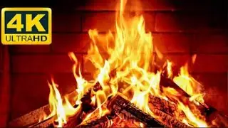 🔥 Cozy Fireplace & Gentle Rain Sounds | 9 Hours | Deep Sleep, Relax & TV Ambience