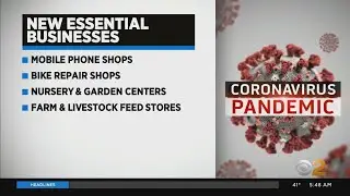 NJ Expands List Of Essential Businesses