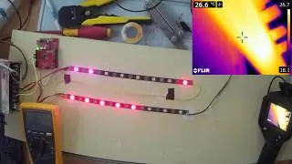 [ English ] WS2812 Flexstrip overheating by short circuit. Common error done by people