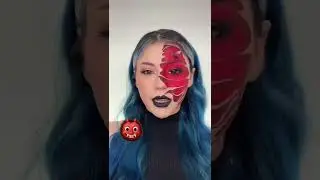 Emoji makeup challenge 🖤