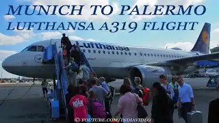 Munich to Palermo Flight | Lufthansa Airbus A319