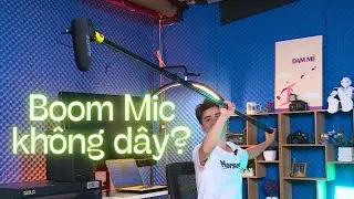 C&aacute;ch d&ugrave;ng Mic Boom kh&ocirc;ng cần d&acirc;y nối | Wireless Mic Audio Set Up