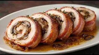 This recipe will drive you crazy! Most Flavorful PORK LOIN! The meat melts in your mouth!