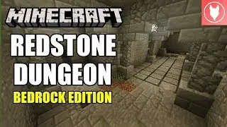 Minecraft Bedrock - Redstone Dungeon Build (Xbox / MCPE / Windows 10 / Switch )