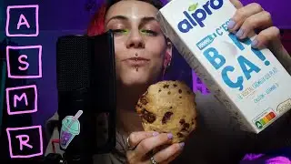 ASSAGGIO NON E' LATTE ALPRO E CI FACCIO I COOKIES | ASMR ITA EATING SOUNDS