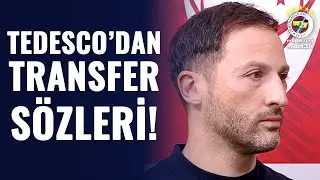 Fenerbahçe Teknik Direktörü Domenico Tedesco: 