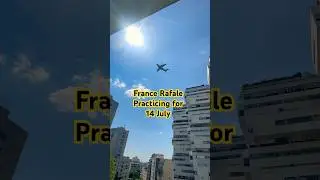 Parisian scared by France rafale #youtube #short #rafale #france #paris #practice #july #yt #goviral