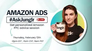 🎙️ Amazon PPC LIVE #AskJunglr | with Elizabeth Greene 🎙️
