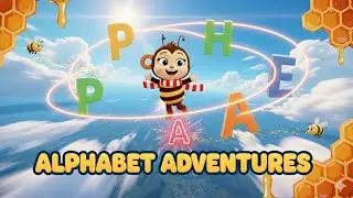 Let's remember the honey alphabets 🐝🍯 funny kids rhymes#kidssongs #kidsrhymes  ​#nurseryrhymes #kids